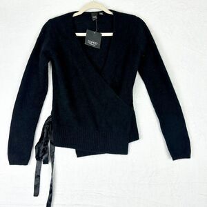 Esprit Collection Lambswool Angora Rabbit Hair Blend Wrap Sweater Size Small NWT